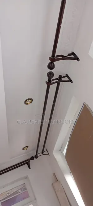 Modern Elegant Powder Coated Window Curtain Rods