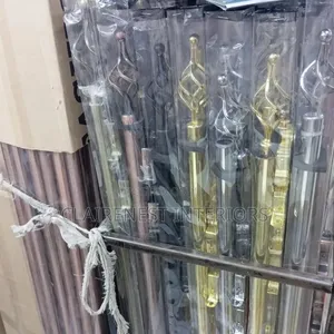 Gold, Black, Bronze Least Expensive Adjustable Window Curtain Rods