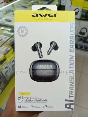 The Awei T92 AI Smart Translation Earbuds.