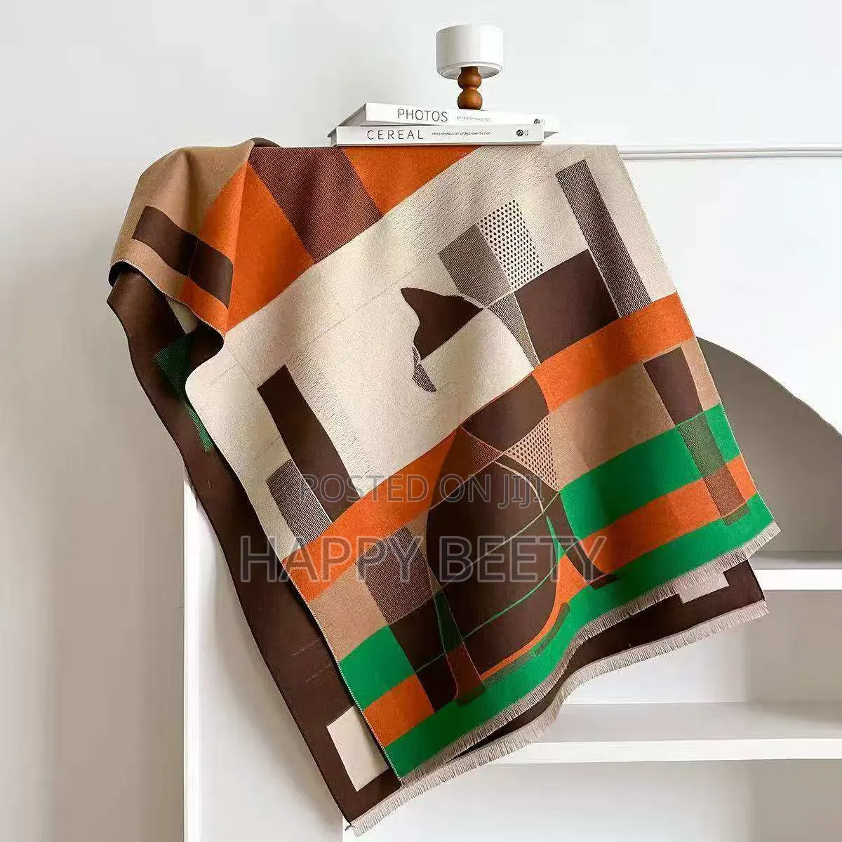 Double-Sided Warm Cashmere Winter Scarf