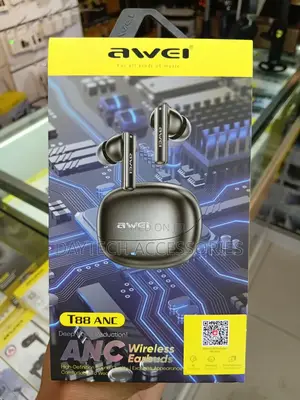 Awei T88 ANC Bluetooth 6 Mic Earbuds.
