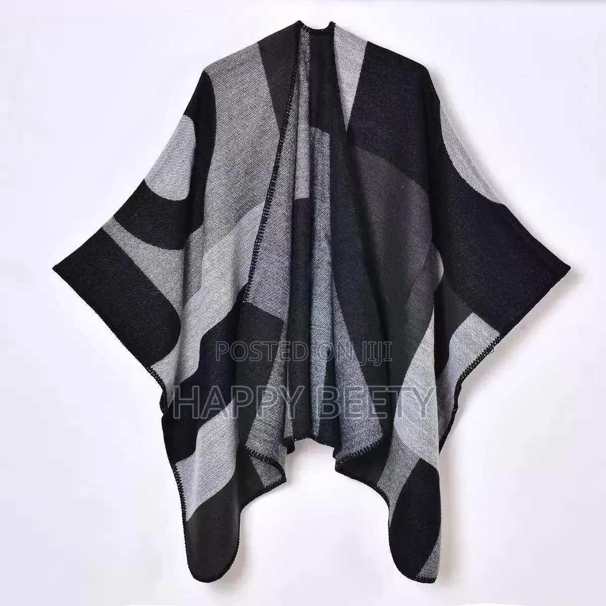 *Women's Geometric Wrap Shawl/Poncho*