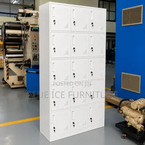 15 Lockable Metal Storing Cabinet for Office School Gym