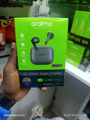 Oraimo SpaceBuds Air+ 30 Hour Long Playtime + Free Case Earbuds
