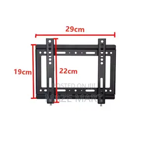 14"-42", 24'', 32 Inches TV Flat Panel Wall Bracket Holder Black
