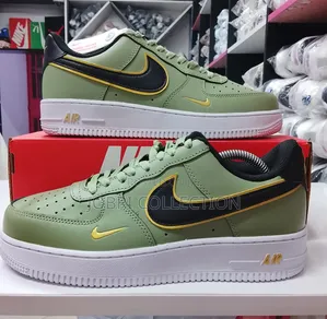 Nike Air Force 1 " Double Swoosh Olive" Sneakers