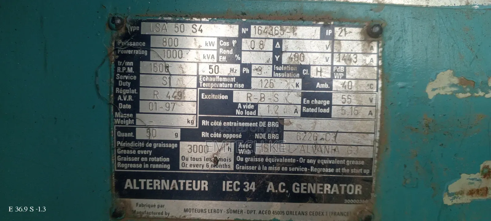 1000kva Diesel Generator Open Set