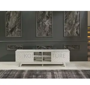 Home Living Room White TV Stand