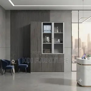 Office Cabinet; Three Drawers Wooden Finished Office Storage Cabinet