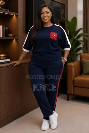 Trouser and Short-Sleeved T-Shirt(Tracksuit)