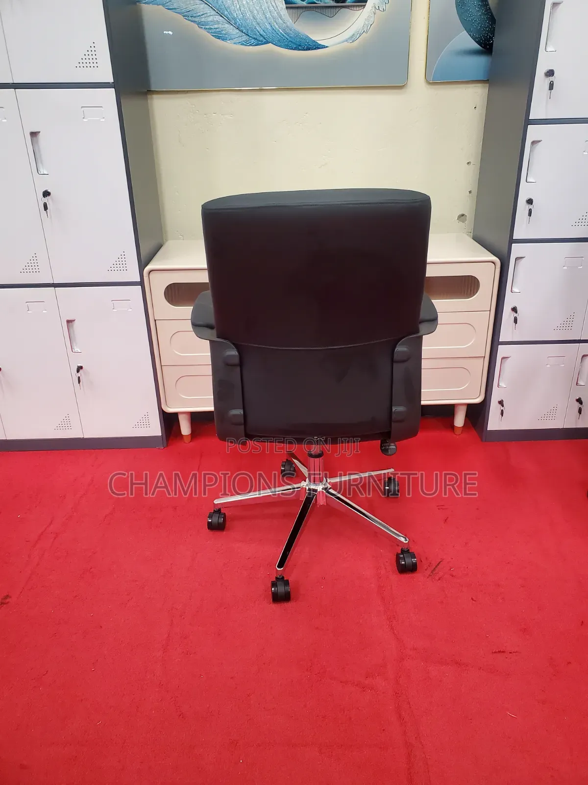 Mid Back PU Leather Office Chair