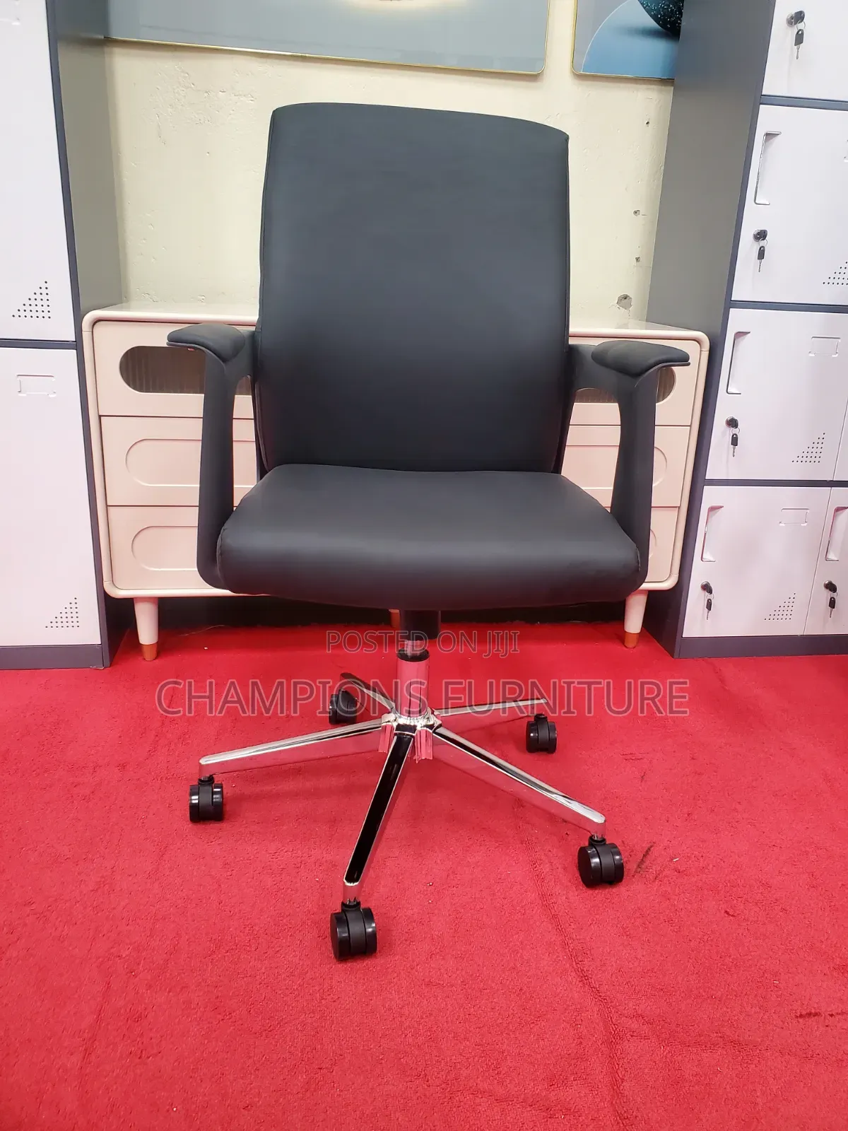 Mid Back PU Leather Office Chair