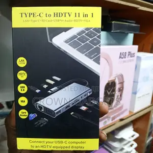 USB-C 11-in-1 Laptop Docking Station With PD Charging