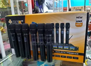 BNK X85 Professional 6-Channel UHF Digital Wireless Microphone System.