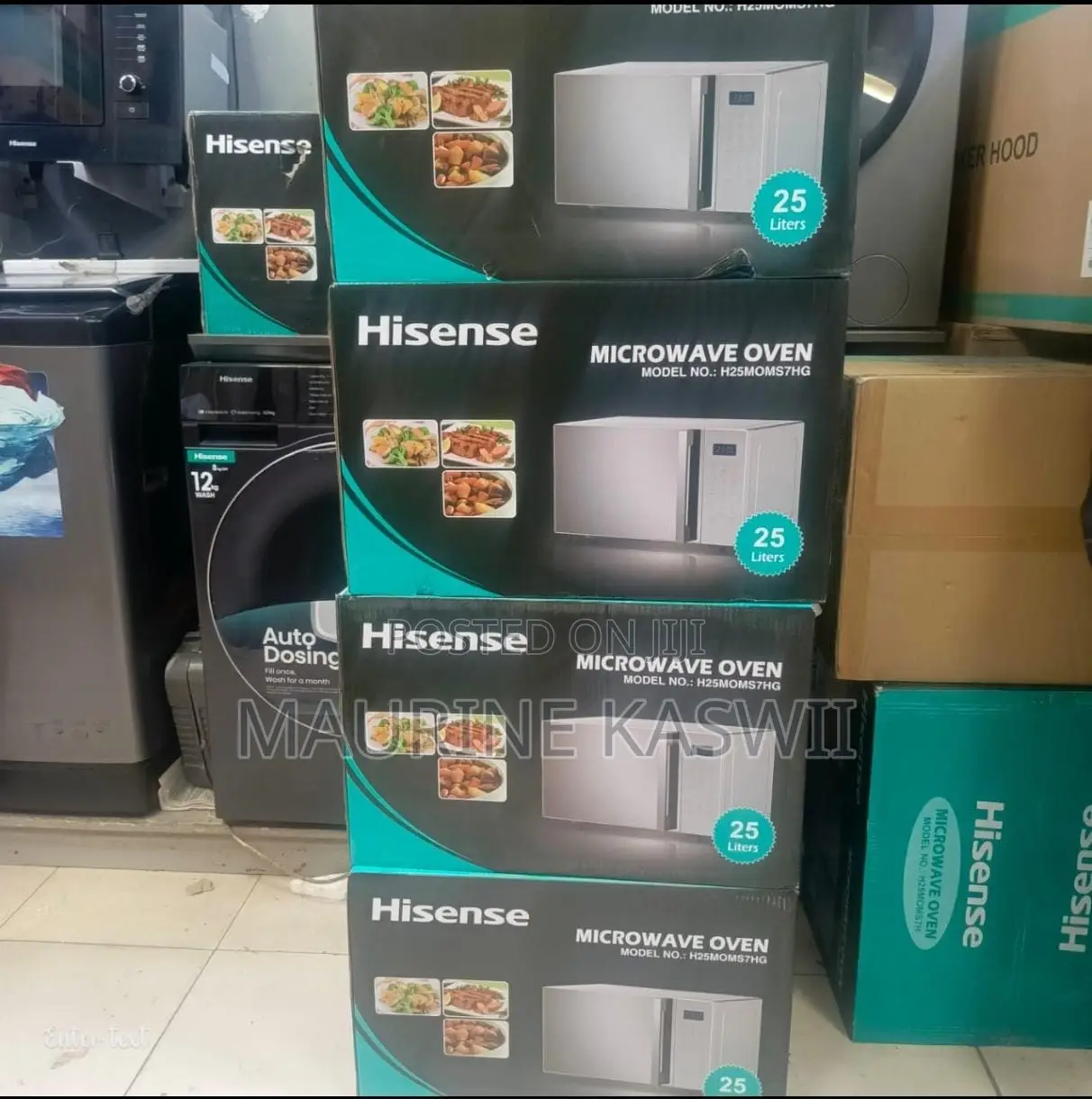 Hisense Microwave 25l Silver With Grill