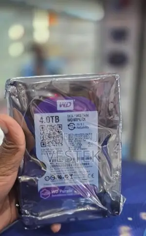 Quality Hard Disk WD Purple 4TB Internal Surveillance Hard Drive