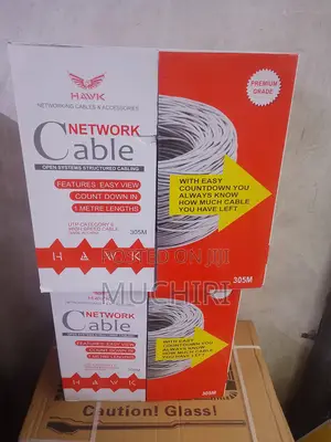 Universal Hawk Vision Indoor 305m Cat 6 Cable Box