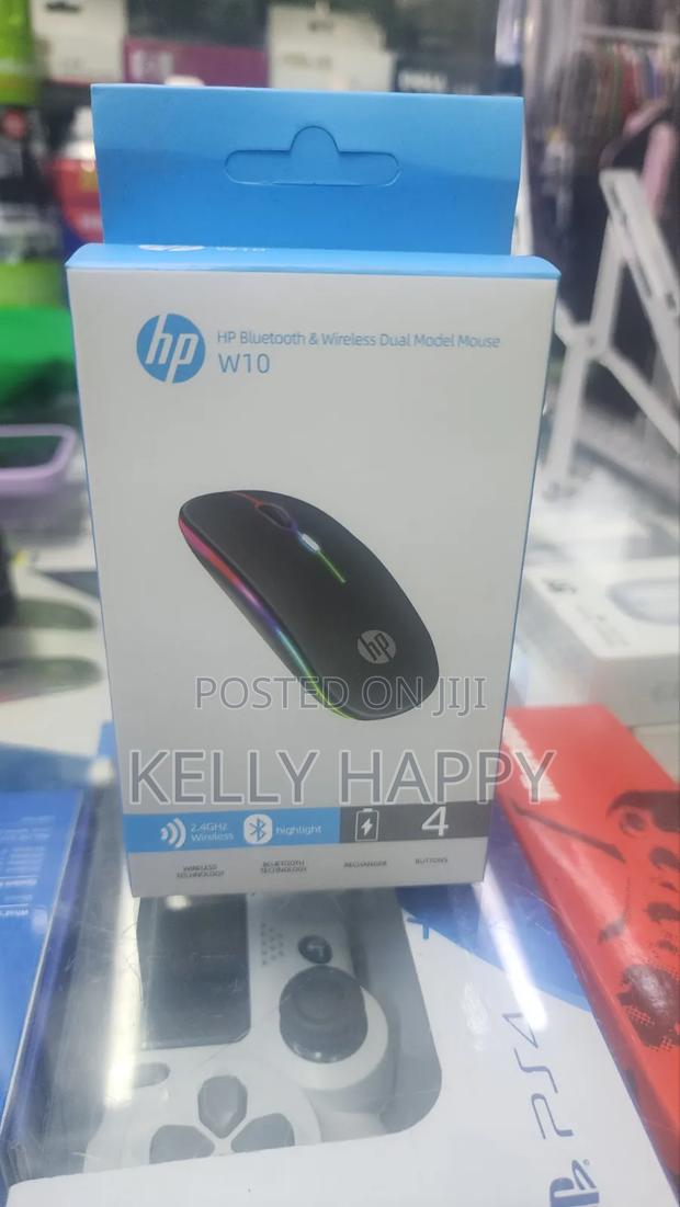 HP Bluetooth and Wireless Dual Mouse W10 With Backlight - main view