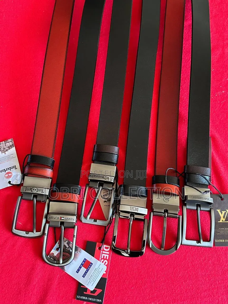 Branded Double Sided Leather Belts