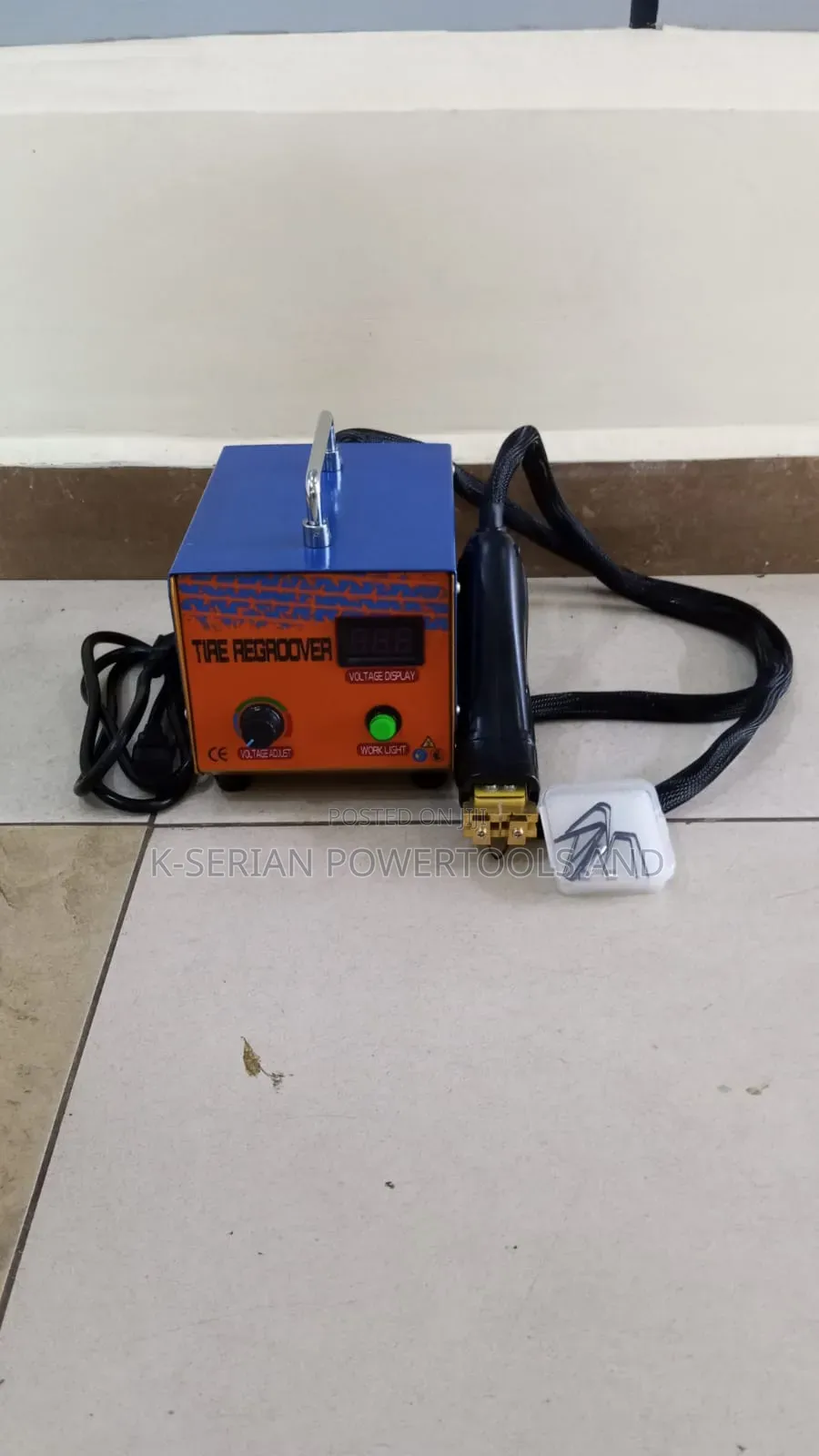 The Tyre Groover Machine