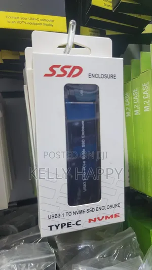 SSD External Enclosure Usb3.1 to NVMe Type C Cable