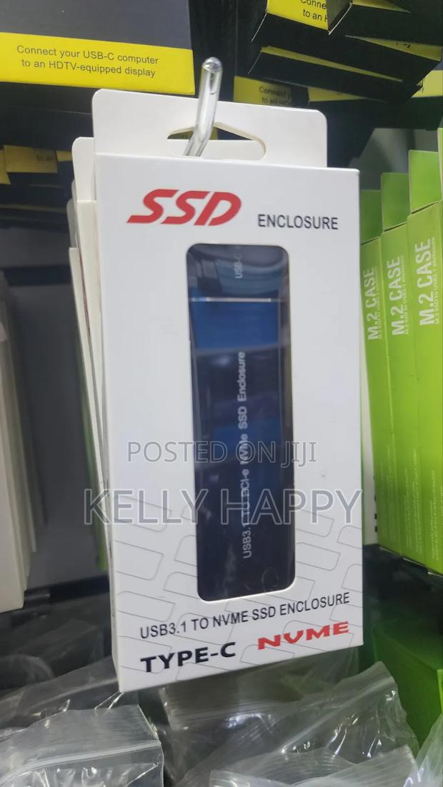 SSD External Enclosure Usb3.1 to NVMe Type C Cable
