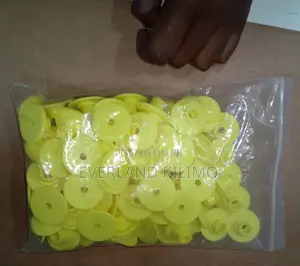 Round Numbered Plastic Identification Ear Tags for Livestock