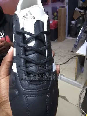 The Black Football Adidas Boots