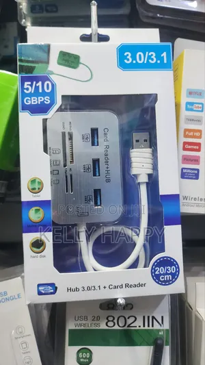 5/10 GBPS 3.0 to 3.1 Card Reader Hub Available