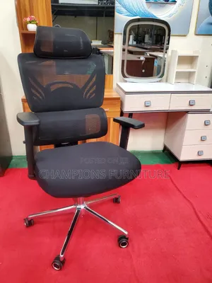 Black Orthopedic Office Chair