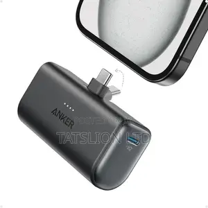 Anker Nano Power Bank USB-C Connector) 5000mah, 22.5w Black