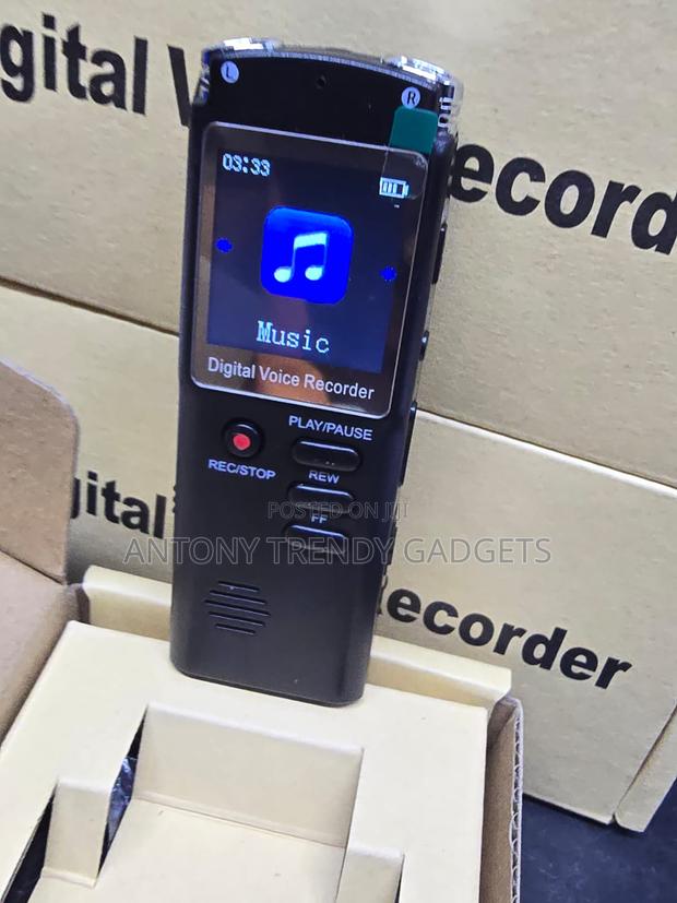 8GB Digital Voice Recorder With MP3 Player Noise Reduction - thumbnail 2