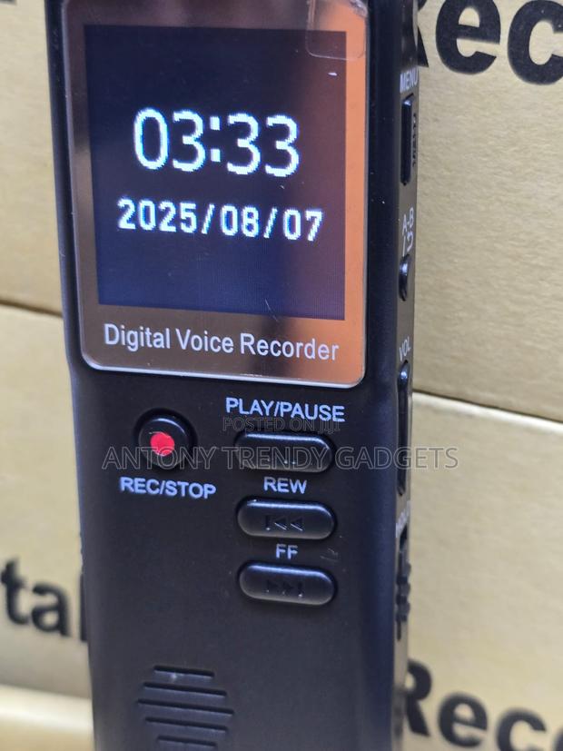8GB Digital Voice Recorder With MP3 Player Noise Reduction - thumbnail 3