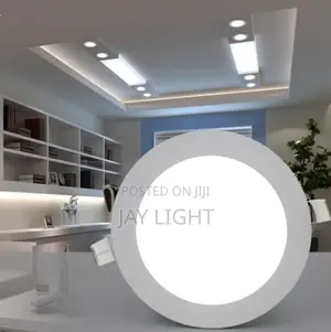 Slim Led Ceiling Light Round Ultra Thin Led Panel Light 12w