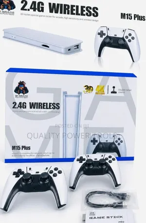M15 Plus Wireless Retro Game Stick That Connects Directly to a TV