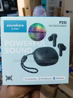 The Anker Soundcore P25i True Wireless Earbuds.