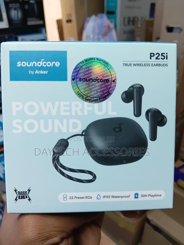 The Anker Soundcore P25i True Wireless Earbuds.