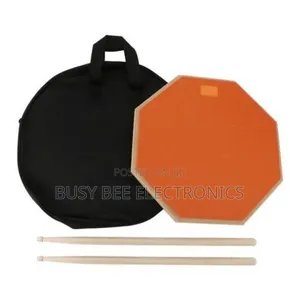 Practice Drum Pad With Bag and Sticks