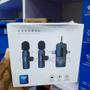 3-in-1 Wireless Lavalier Mic for Vlogging Live Streaming