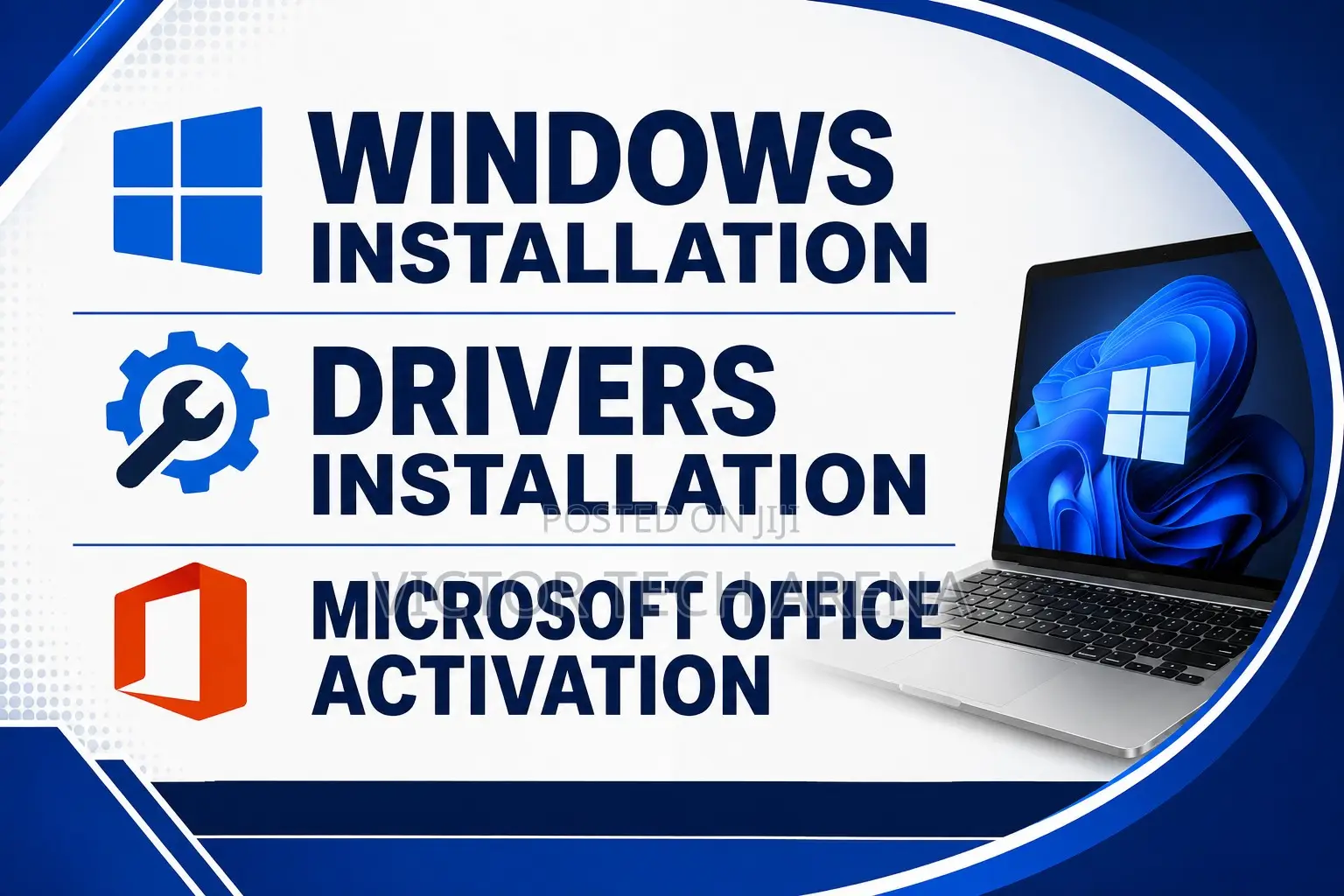 Windows Installation, Drivers Office Activation