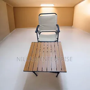 Foldable Outdoor Chair + Table