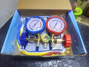 Manifold Gauge Complete Set With Charging Pipes | HVAC Tool Kit