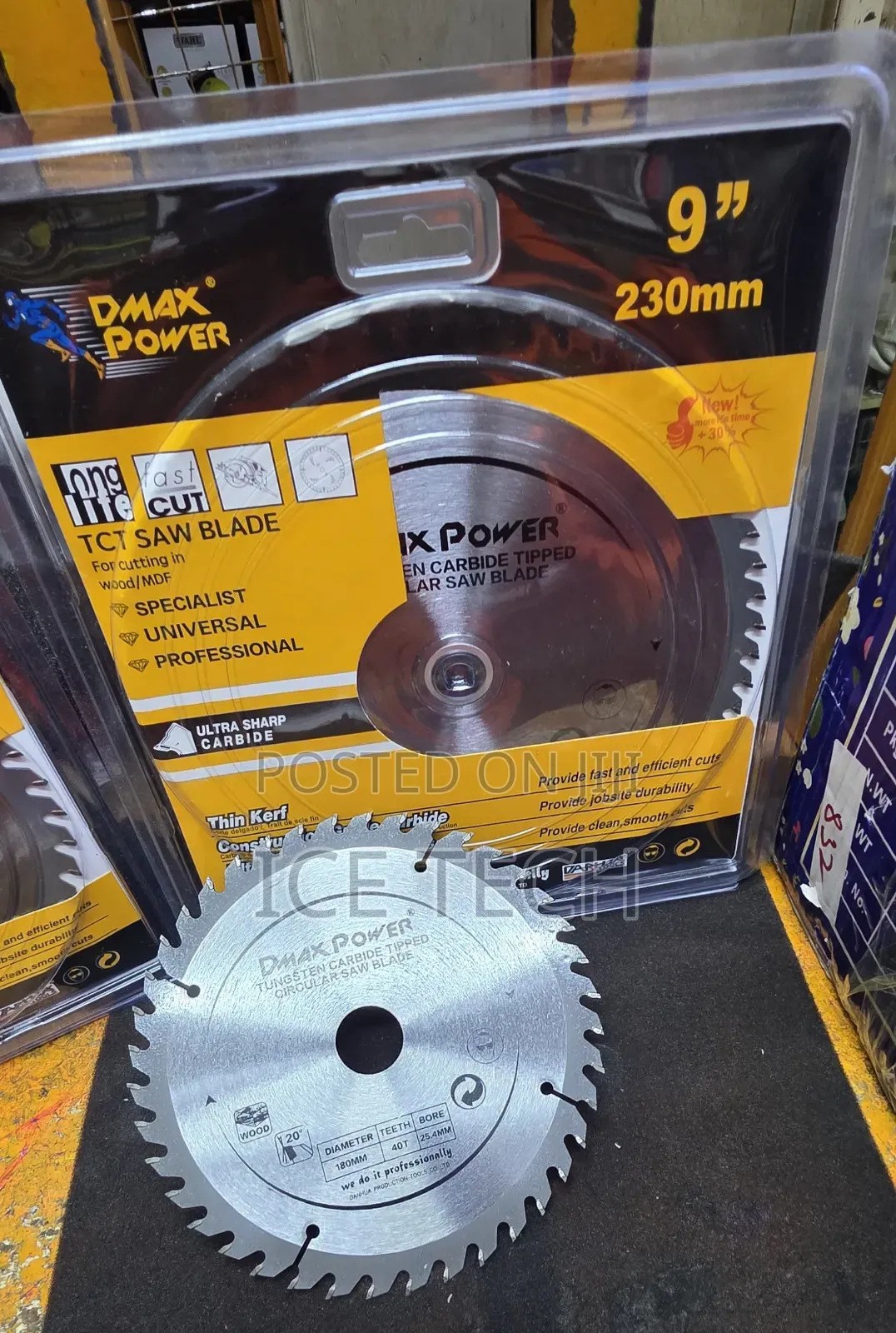 Dmax Power TCT Blade/9" 60T Blade