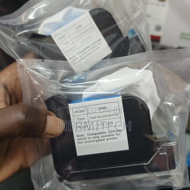 12.7mm Inkjet Printer Coding Cartridge Available Black Colour - main view