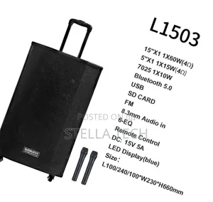 Globalstar Rechargeable Trolley Speaker L1503.