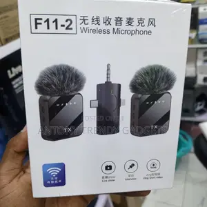 F11-2 Dual Clip-on Microphone for Vlogging Live Streaming