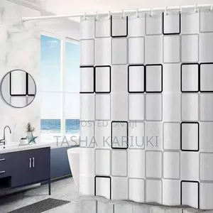 *Shower Curtain* Material;EVA (Pvc Water Proof) Size 180*200cms