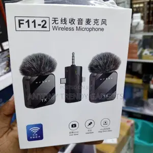 F11-2 Wireless Lavalier Microphone for YouTube TikTok Podcast