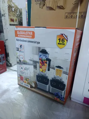 Globalstar 2 in 1 GS1681 3000 Watts 2L Commercial Blender 