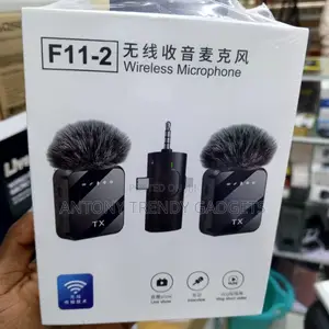 F11-2 Dual Wireless Mic With Type-C Lightning 3.5mm